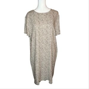 Jenni Kayne Leopard Print Dress - Tan and Cream